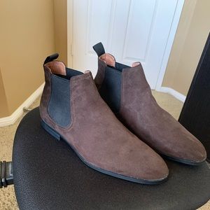H&M Faux Suede Chelsea Boots Size 11.5
